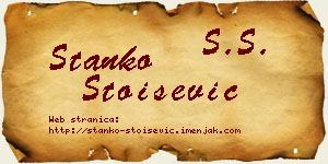 Stanko Stoišević vizit kartica